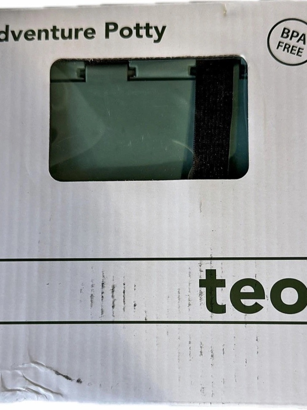 teo Adventure Potty Travel Potty Green & Black